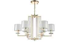 Люстра Crystal Lux NICOLAS SP-PL6 GOLD/WHITE - цена и фото Люстра Crystal Lux NICOLAS SP-PL6 GOLD/WHITE - цена и фото